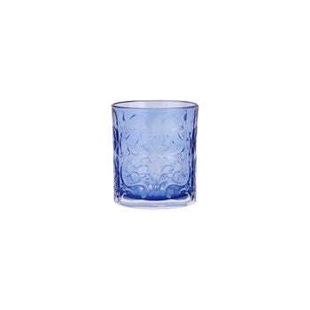 Vietri Barocco Double Old Fashioned - Cobalt